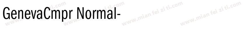 GenevaCmpr Normal字体转换